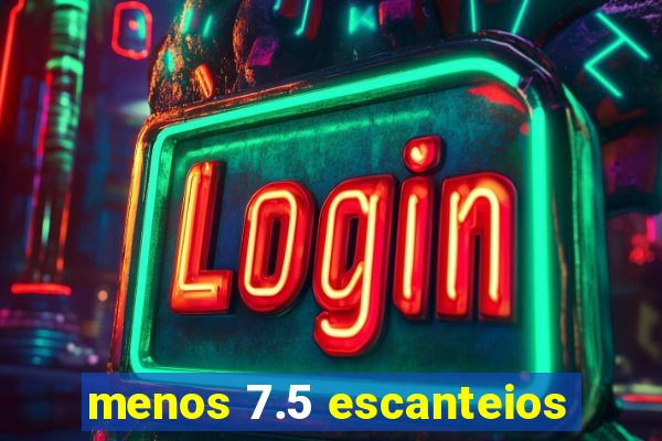 menos 7.5 escanteios